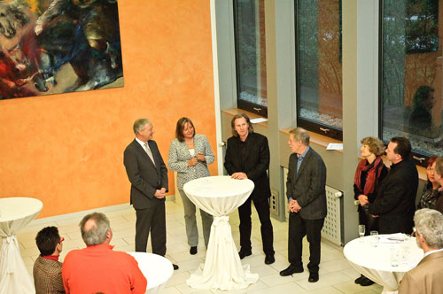 AVU AG, Ausstellungser&ouml;ffnung ELECTION TRAP | Harald Wolff