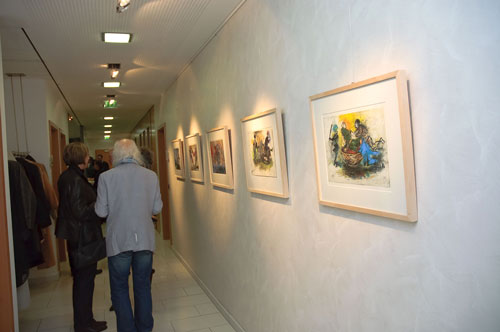 AVU AG, Ausstellungser&ouml;ffnung ELECTION TRAP | Harald Wolff