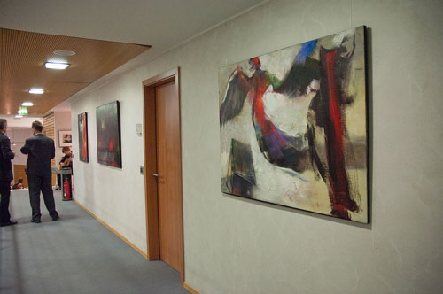 AVU AG, Ausstellungser&ouml;ffnung ELECTION TRAP | Harald Wolff