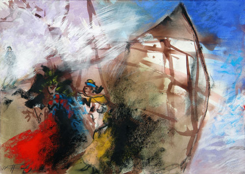 Harald Wolff: Blatt 1 zu &sbquo;Tristan und Isolde&lsquo; 