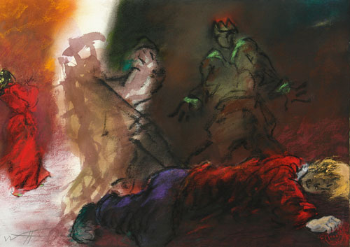 Harald Wolff: Blatt 12 zu ‚Tristan und Isolde‘