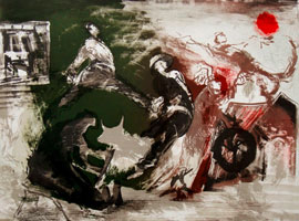 Original-Lithografie &raquo;Fade Freiheit&laquo;